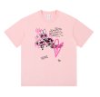 画像4: Unisex Powerful girl cyberpunk style print T-shirt　 男女兼用 ユニセックスパワフルガールサイバーパンクスタイルプリント半袖Tシャツ (4)