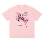 画像4: Unisex Powerful girl cyberpunk style print T-shirt　 男女兼用 ユニセックスパワフルガールサイバーパンクスタイルプリント半袖Tシャツ (4)
