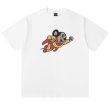 画像1: Unisex superman mickey mouse Vintage Style print T-shirt　 男女兼用 ユニセックススーパーマンミッキーマウスヴィンテージスタイルプリント半袖Tシャツ (1)