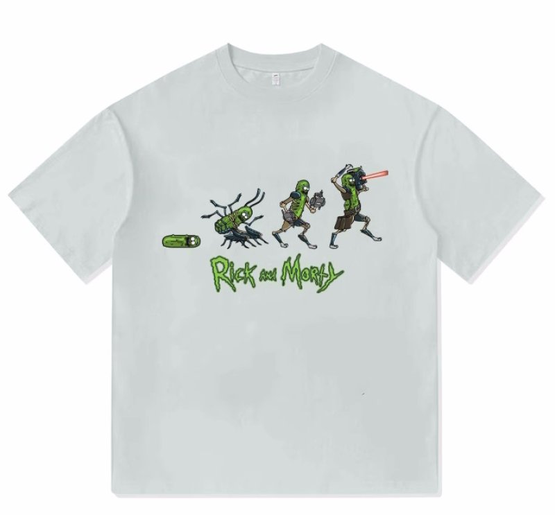 画像7: Unisex Rick and Morty print T-shirt　 男女兼用 ユニセックリック&モーティプリント半袖Tシャツ (7)