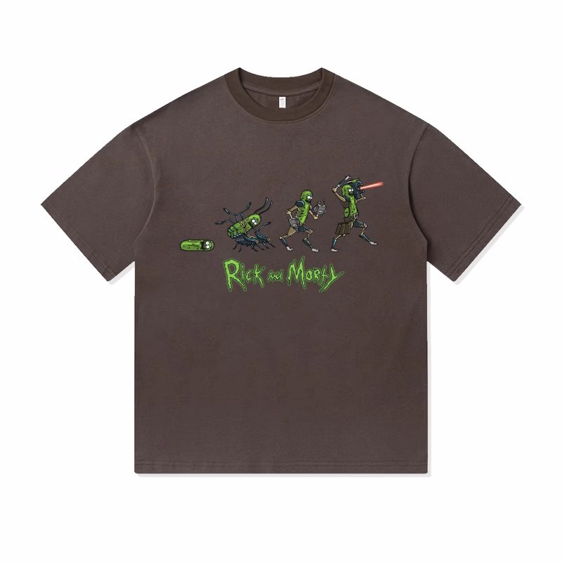 画像3: Unisex Rick and Morty print T-shirt　 男女兼用 ユニセックリック&モーティプリント半袖Tシャツ (3)