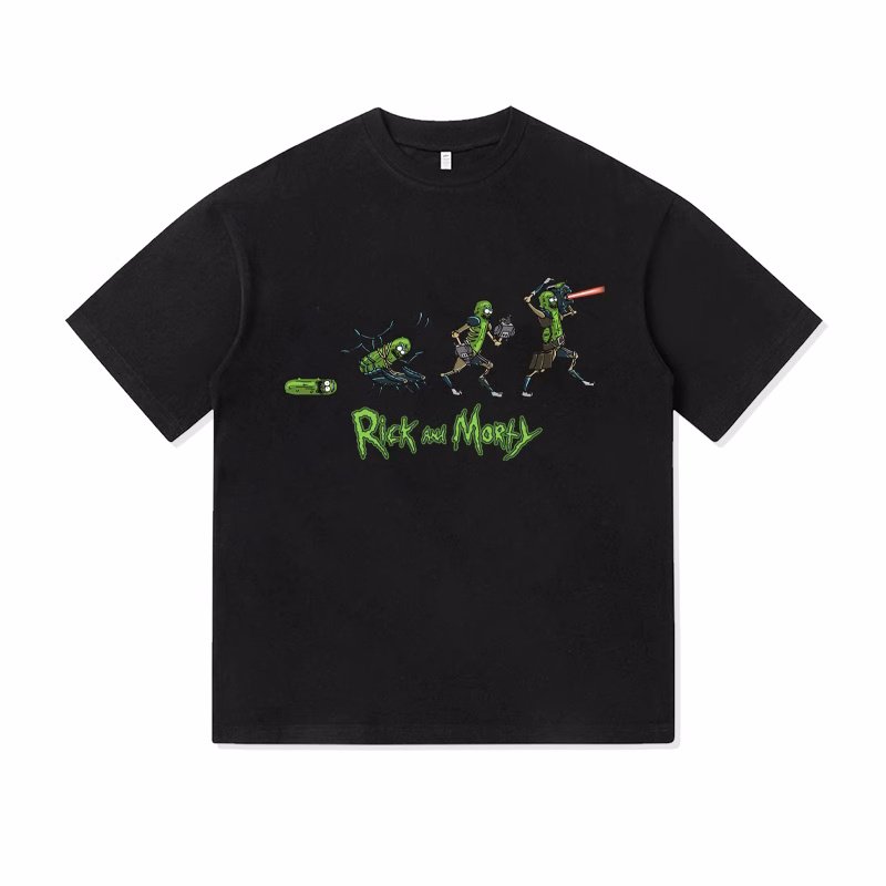 画像4: Unisex Rick and Morty print T-shirt　 男女兼用 ユニセックリック&モーティプリント半袖Tシャツ (4)