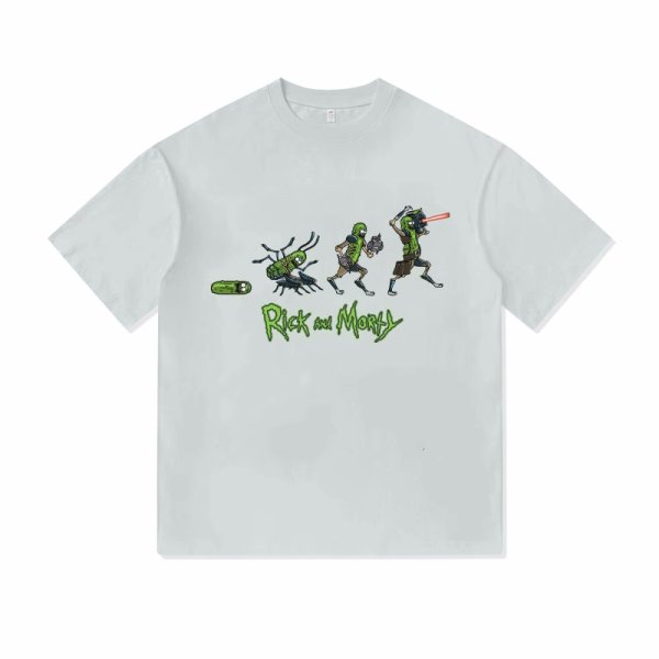 画像1: Unisex Rick and Morty print T-shirt　 男女兼用 ユニセックリック&モーティプリント半袖Tシャツ (1)