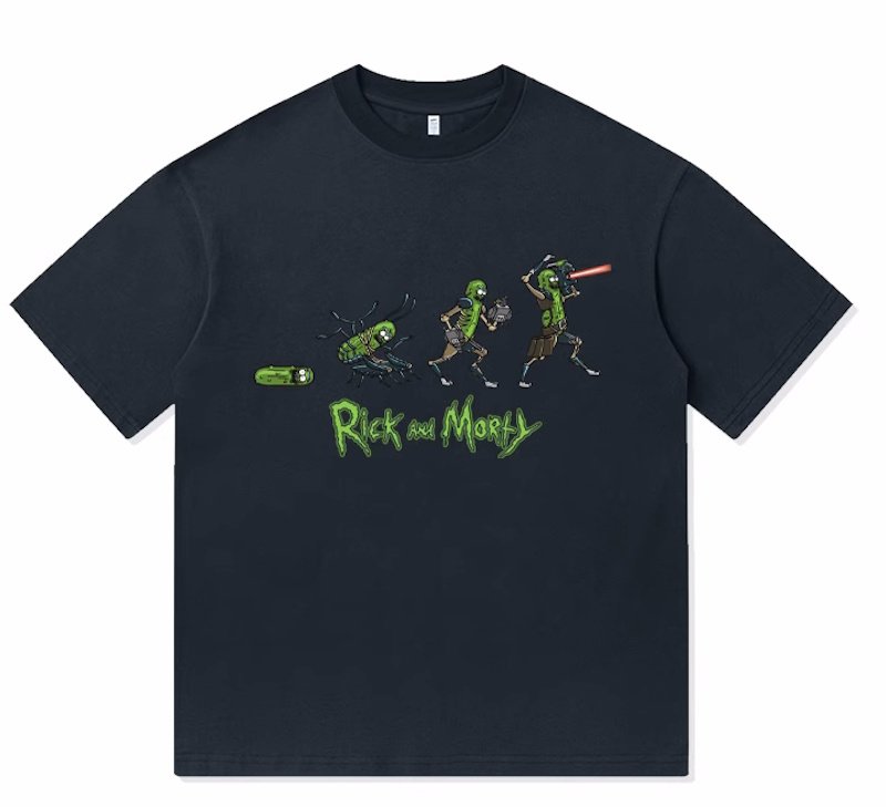 画像6: Unisex Rick and Morty print T-shirt　 男女兼用 ユニセックリック&モーティプリント半袖Tシャツ (6)