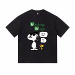 画像4: Unisex Breaking Beagle Snoopy &Woodstock  print T-shirt　 男女兼用 ユニセックスブレイキングビーグルスヌーピー＆ウッドストックプリント半袖Tシャツ (4)