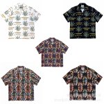 画像1: Unisex loose Aloha shirt short sleeves shirt 男女兼用 ユニセックス  ヒップホップアロハシャツ (1)