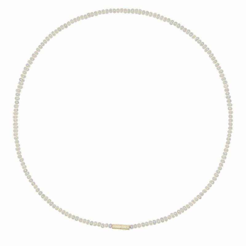 画像7: mini brick BABY pearl necklace jewelrynecklace 　ミニブリックベビーパール チョーカーネックレス (7)