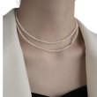 画像3: mini brick BABY pearl necklace jewelrynecklace 　ミニブリックベビーパール チョーカーネックレス (3)
