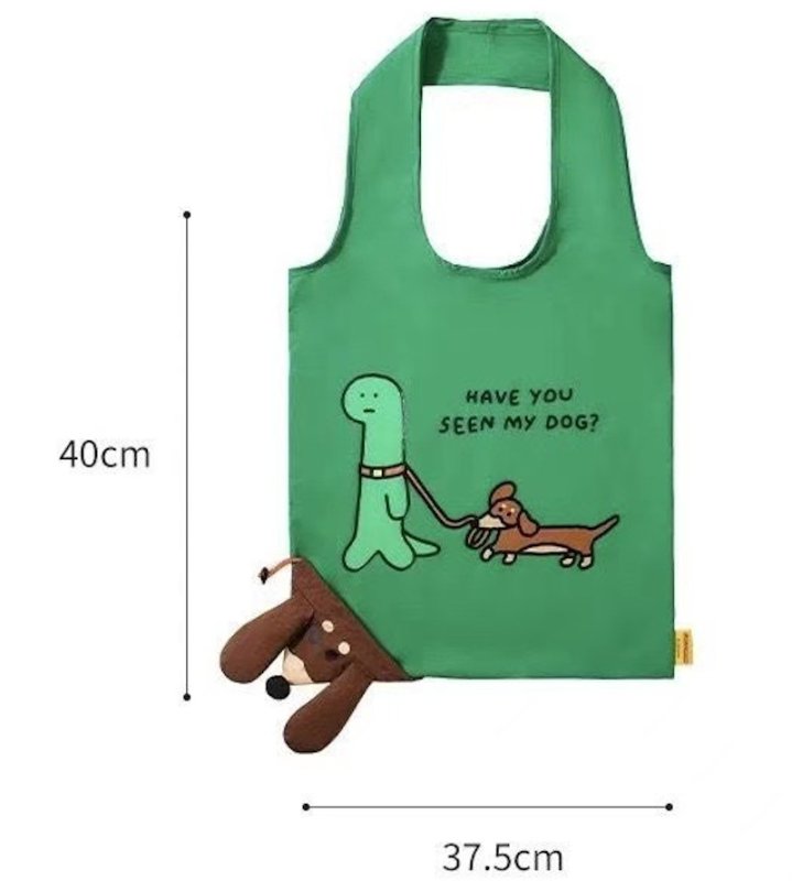 画像2: Jiumu Sundries Club JOGUMAN Foldable Storage Eco Shopping Bag　Jiumu Sundries Club JOGUMAN折りたたみ収納エコショッピングバッグトートショルダー バッグ (2)