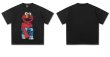 画像7: Unisex Stylish denim pants with Sesame Street Print T-shirt　 男女兼用 ユニセックスおしゃれデニムパンツセサミストリートプリント半袖Tシャツ (7)