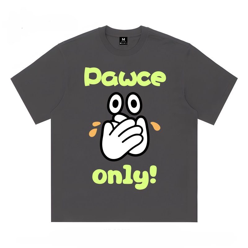 画像3: Unisex PAWCEE crying with joy Print T-shirt　 男女兼用 ユニセックスクライングプリント半袖Tシャツ (3)