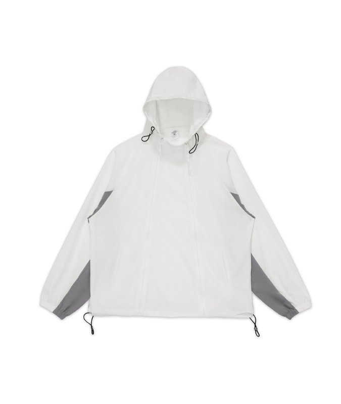 画像12: Double zipper outdoor breathable loose fit sun protection sports suit set up ダブルジップサンプロテクト長袖フーディ＆ショートパンツセットアップスーツ (12)