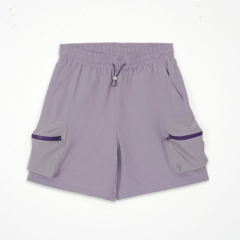 画像14: Double zipper outdoor breathable loose fit sun protection sports suit set up ダブルジップサンプロテクト長袖フーディ＆ショートパンツセットアップスーツ (14)