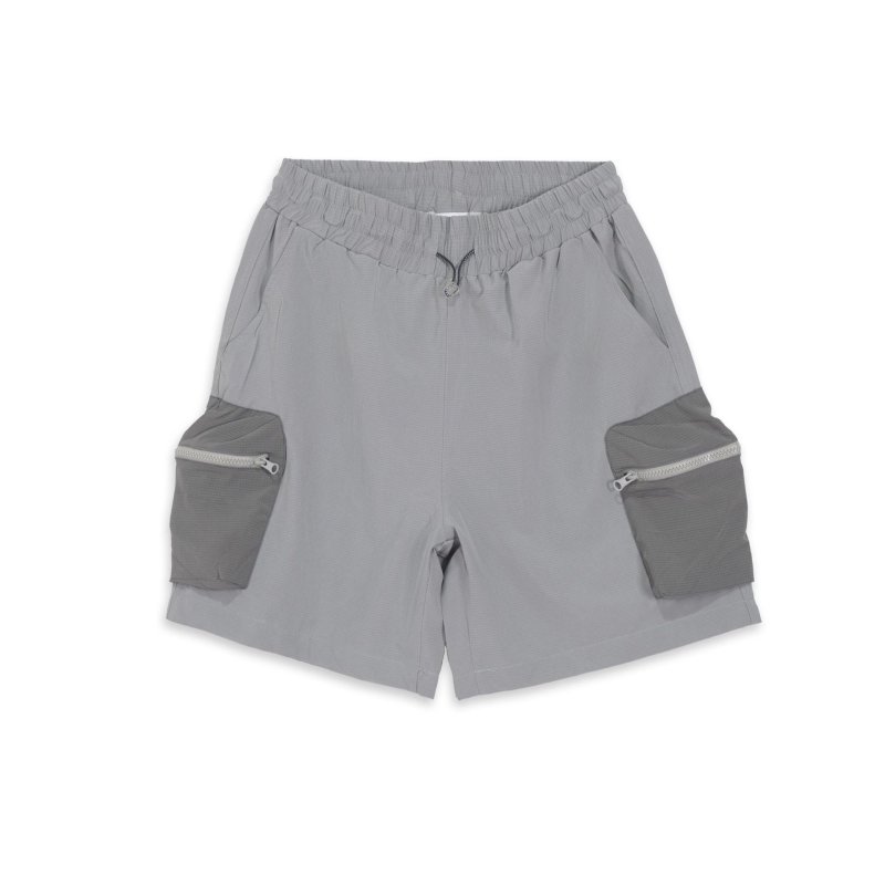 画像16: Double zipper outdoor breathable loose fit sun protection sports suit set up ダブルジップサンプロテクト長袖フーディ＆ショートパンツセットアップスーツ (16)