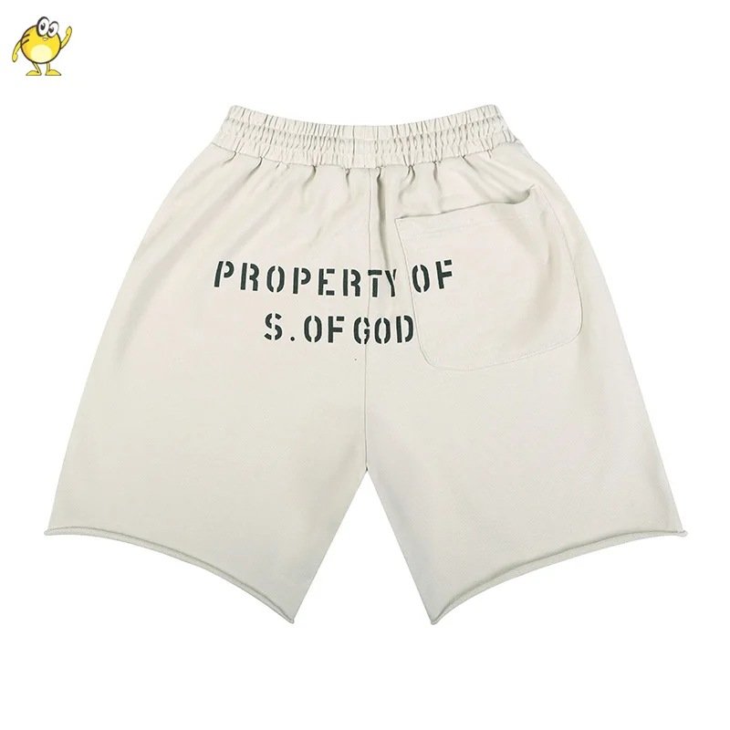 画像10: Unisex V&Jesus Paint Sweat Shorts pants ユニセックス 男女兼用 V&ジーザスペイントプリントスウェットハーフパンツ (10)