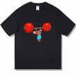画像1: Tomato Jelly & Iron Tom Weightlifting Print T-shirt 　 男女兼用 ユニセックストマトジェリー＆アイアントムウエイトリフティングプリント半袖Tシャツ (1)