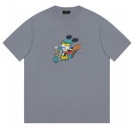 画像1: Unisex Mickey Mouse & Scooter Print Vintage Style T-Shirt　 男女兼用 ユニセックスミッキーマウス＆スクータープリントヴィンテージスタイルTシャツ半袖Tシャツ (1)