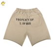 画像9: Unisex V&Jesus Paint Sweat Shorts pants ユニセックス 男女兼用 V&ジーザスペイントプリントスウェットハーフパンツ (9)