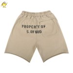 画像9: Unisex V&Jesus Paint Sweat Shorts pants ユニセックス 男女兼用 V&ジーザスペイントプリントスウェットハーフパンツ (9)