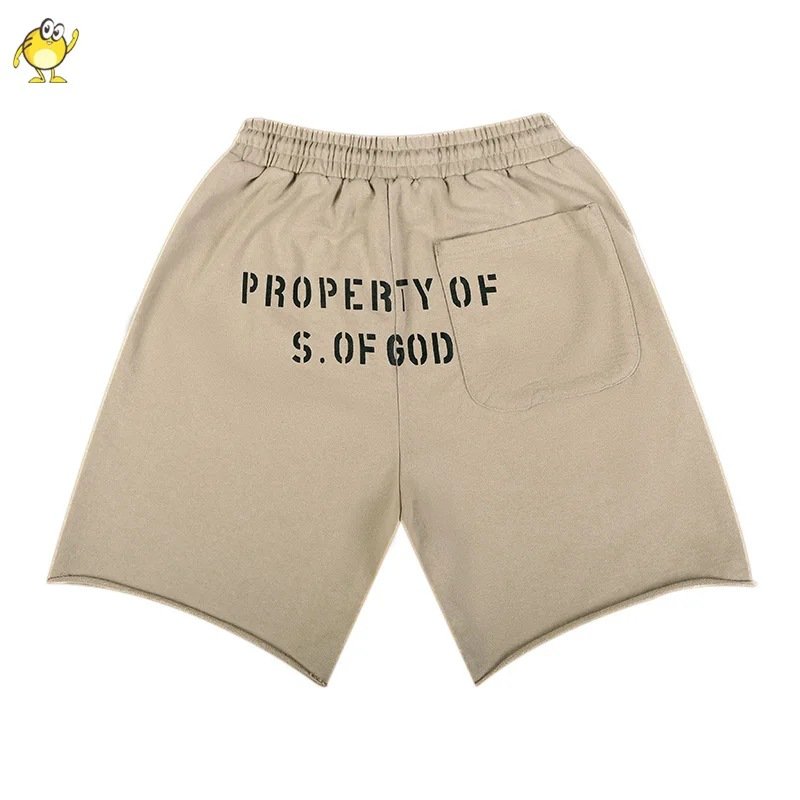 画像9: Unisex V&Jesus Paint Sweat Shorts pants ユニセックス 男女兼用 V&ジーザスペイントプリントスウェットハーフパンツ (9)