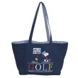 画像1: Snoopy cloth large capacity tote shoulder shopping bag　スヌーピー クロスラージキャパシティーショルダートートバッグ (1)