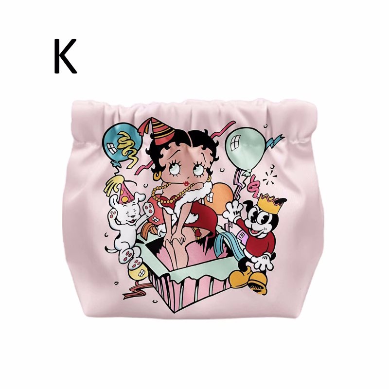 画像11: Betty Boop Makeup Pouch Portable Coin Purse bag　ベティ・ブープメイクアップポーチ携帯用小銭入れバッグ (11)