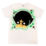 画像1: Powerpuff Girls Skateboard Vintage Style Print T-shirt 　 男女兼用 ユニセックスパワーパフガールズ スケートボードヴィンテージスタイルプリント半袖Tシャツ (1)