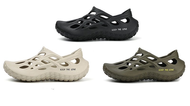 画像4:  Unisex Soft sole hole shoes Beach Outdoorlight weight sandal slippers　ユニセックス 男女兼用ソフトソールホールシューズ ビーチアウトドアライトウェイト カジュアル軽量シューズサンダルスリッパ (4)