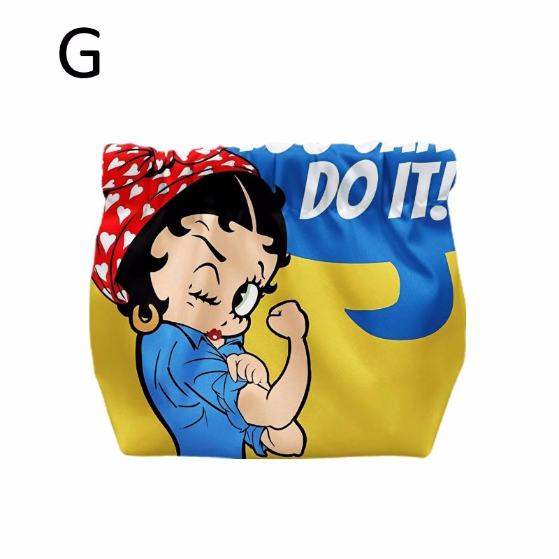 画像7: Betty Boop Makeup Pouch Portable Coin Purse bag　ベティ・ブープメイクアップポーチ携帯用小銭入れバッグ (7)