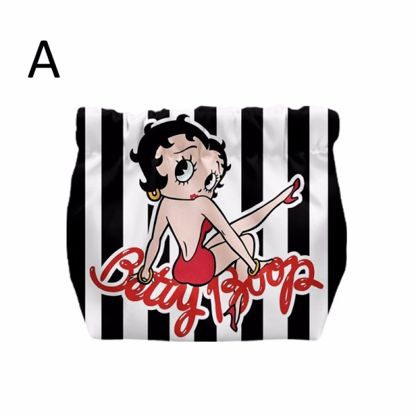 画像1: Betty Boop Makeup Pouch Portable Coin Purse bag　ベティ・ブープメイクアップポーチ携帯用小銭入れバッグ (1)