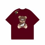 画像10: Striped Bear Street Print T-shirt 　 男女兼用 ユニセックスストライプベアストリートプリント半袖Tシャツ (10)