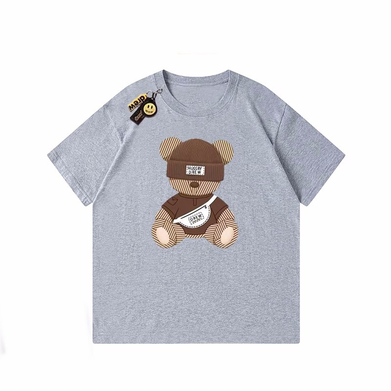 画像6: Striped Bear Street Print T-shirt 　 男女兼用 ユニセックスストライプベアストリートプリント半袖Tシャツ (6)