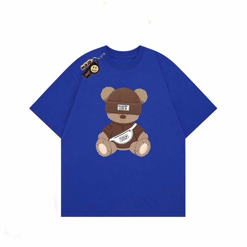 画像8: Striped Bear Street Print T-shirt 　 男女兼用 ユニセックスストライプベアストリートプリント半袖Tシャツ (8)