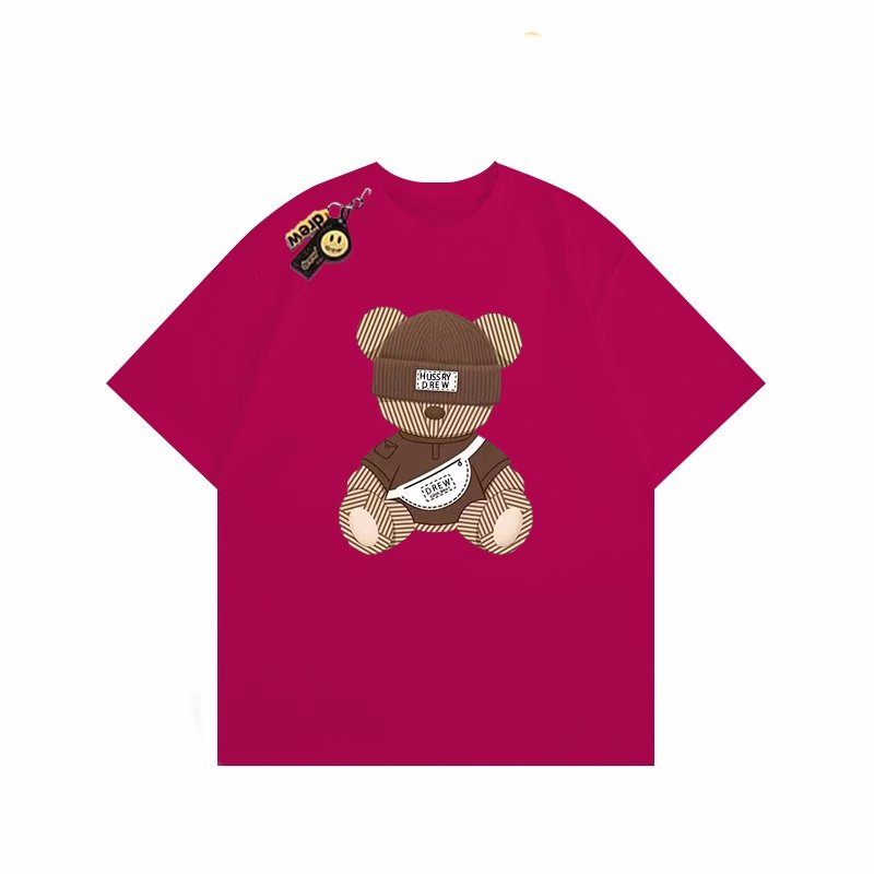 画像9: Striped Bear Street Print T-shirt 　 男女兼用 ユニセックスストライプベアストリートプリント半袖Tシャツ (9)