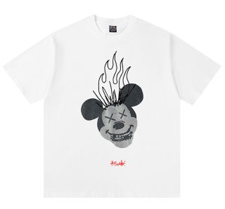 Unisex Saint Vintage Vintage Style Flaming Three-Eyed Mickey