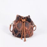 画像6: Denim fringe bucket tote shoulder pochette bag　 デニムフリンジバケットトートショルダーポシェットバッグ (6)