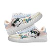 画像1: Snoopy graffiti lace-up sneakers Shoes ユニセックス 男女兼用 スヌーピー ペイント レースアップスニーカー (1)