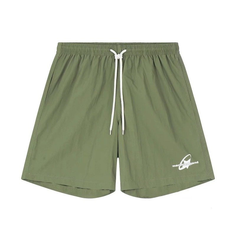 画像1: Unisex American style colorful dopamine embroidered short pants　 ユニセックス 男女兼用アメリカンスタイルカラフルドーパミン刺繍入りハーフショートパンツ (1)