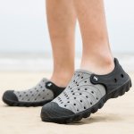 画像12:  Unisex Two-tone soft sole garden beach hole shoes sandal slippers　ユニセックス 男女兼用バイカラーソフトソールガーデンビーチホールカジュアル軽量シューズサンダルスリッパ (12)
