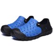 画像6:  Unisex Two-tone soft sole garden beach hole shoes sandal slippers　ユニセックス 男女兼用バイカラーソフトソールガーデンビーチホールカジュアル軽量シューズサンダルスリッパ (6)