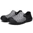 画像5:  Unisex Two-tone soft sole garden beach hole shoes sandal slippers　ユニセックス 男女兼用バイカラーソフトソールガーデンビーチホールカジュアル軽量シューズサンダルスリッパ (5)