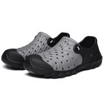 画像5:  Unisex Two-tone soft sole garden beach hole shoes sandal slippers　ユニセックス 男女兼用バイカラーソフトソールガーデンビーチホールカジュアル軽量シューズサンダルスリッパ (5)