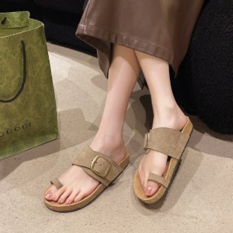 画像6: Flat Leather Iconic Sandal Slippers 　レザーアイコニックフラットサンダルスリッパ (6)