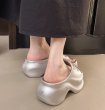 画像6: Star studs thick sole wedge Sandal Slippers 　スタースタッズ厚底ウェッジサンダルスリッパ (6)