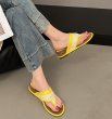画像6: Wedge heel ethnic thong sandals slippers　ウェッジヒールエスニックトングサンダルスリッパ (6)