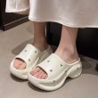 画像7: Star studs thick sole wedge Sandal Slippers 　スタースタッズ厚底ウェッジサンダルスリッパ (7)