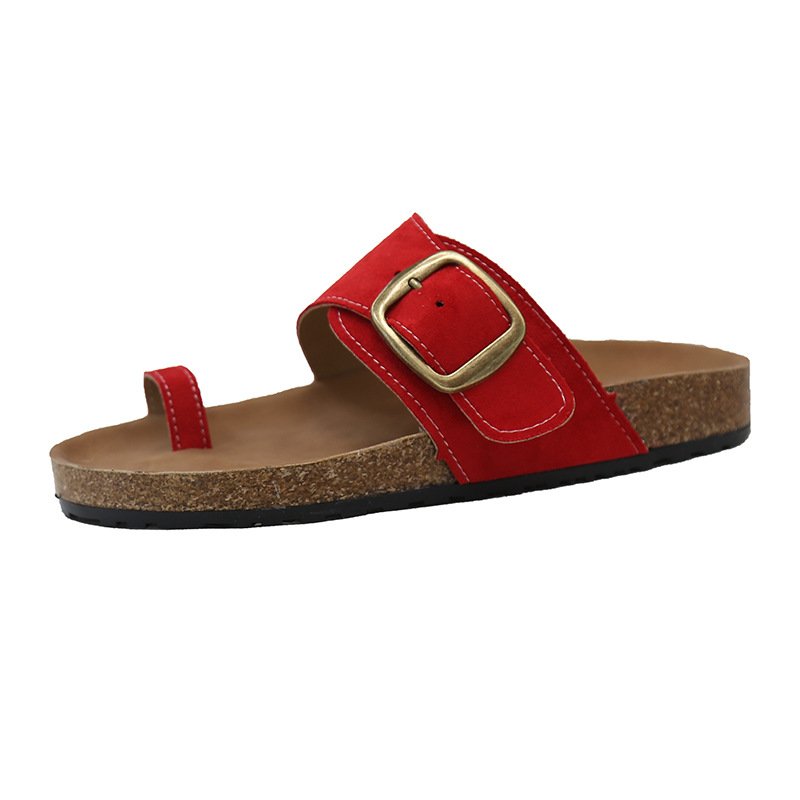 画像4: Flat Leather Iconic Sandal Slippers 　レザーアイコニックフラットサンダルスリッパ (4)