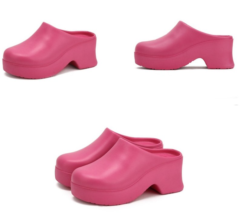 画像6: EVA Baotou Closed Toe Heel Mule Sandals Slippers 　EVAクローズドトゥヒールミュールパオトウサンダルスリッパ (6)