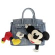 画像2: Unisex 3D Mickey Mouse denim remake BK bag ミッキーマウス ぬいぐるみ デニムリメイクスタイルトート ショルダーバッグ (2)