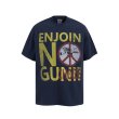 画像1: Unisex Wash Old Letter Print print  t-shirt　 男女兼用 ユニセックスウォッシュヴィンテージスタイルオールドレタープリントTシャツ (1)